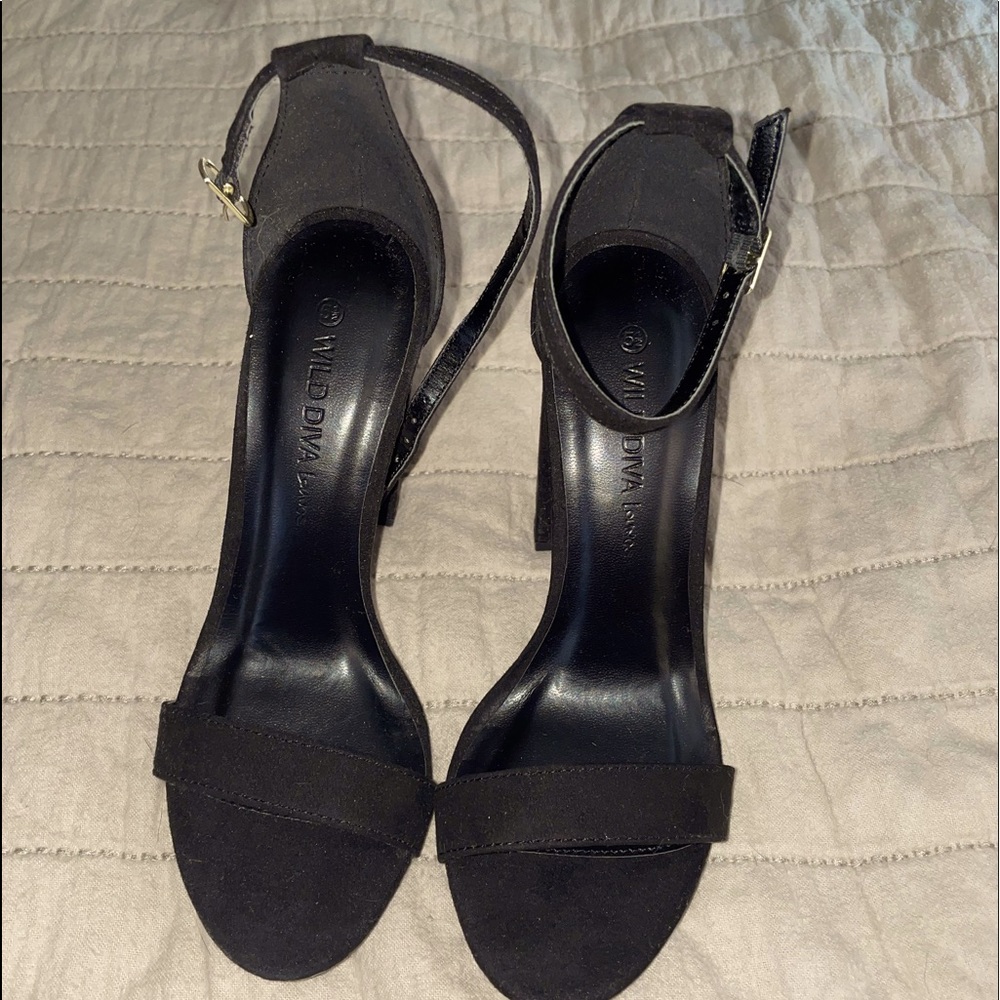 Brand new black high heels. Size 6 Wild Diva